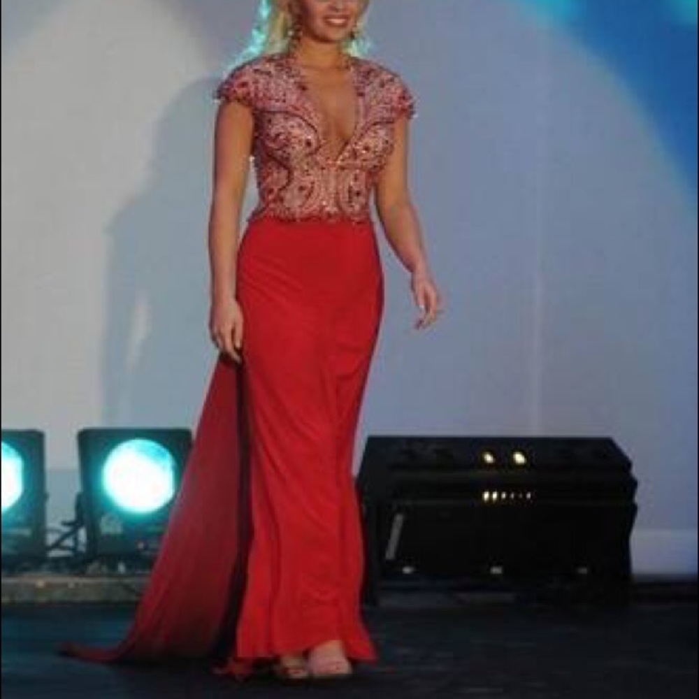 Red Sherri Hill Gown